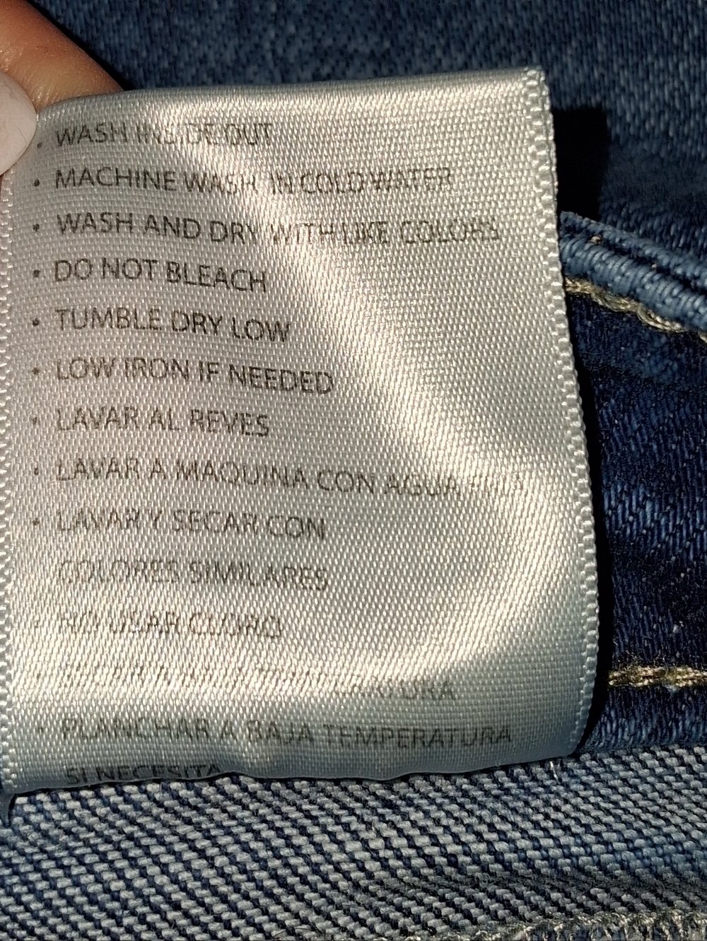 KanCan Ashton High Rise Stretch Flare Yoke Detail Boho Jeans Sz 11/29 Blue Denim - Picture 8 of 12